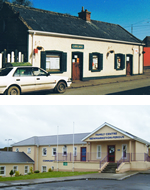 Original Office on Main St and current Obair Family Centre